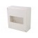 Enclosure: for modular components | IP30 | white | No.of mod: 8 | IK07 фото 1