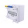 Enclosure: for modular components | IP40 | white | No.of mod: 8 | 400V фото 4