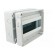 Enclosure: for modular components | IP65 | light grey | ABS + PC фото 1