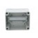 Enclosure: for modular components | IP66 | wall mount | light grey image 4