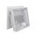 Enclosure: multimedia | IP30 | Mounting: plaster embedded | white фото 2