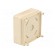 Enclosure: for alarms | X: 71mm | Y: 71mm | Z: 27mm | ABS | ivory фото 7