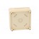 Enclosure: for alarms | X: 71mm | Y: 71mm | Z: 27mm | ABS | ivory фото 8