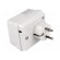 Enclosure: for power supplies | vented | X: 63mm | Y: 73mm | Z: 46mm | ABS фото 1