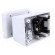 Enclosure: for power supplies | vented | X: 65mm | Y: 92mm | Z: 57mm | ABS image 8