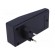 Enclosure: for power supplies | X: 120mm | Y: 56mm | Z: 18mm | ABS | black image 1