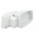 Enclosure: for power supplies | X: 40mm | Y: 66mm | Z: 40mm | ABS | grey image 2