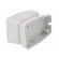 Enclosure: for power supplies | X: 40mm | Y: 66mm | Z: 40mm | ABS | grey image 3