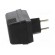 Enclosure: for power supplies | X: 52mm | Y: 70mm | Z: 47mm | ABS | black фото 9