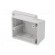 Enclosure: for power supplies | X: 52mm | Y: 70mm | Z: 47mm | ABS | grey image 5