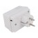Enclosure: for power supplies | X: 52mm | Y: 73mm | Z: 46mm | ABS | grey paveikslėlis 1