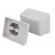 Enclosure: for power supplies | X: 52mm | Y: 73mm | Z: 46mm | ABS | grey image 8