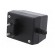 Enclosure: for power supplies | X: 58mm | Y: 73mm | Z: 52mm | ABS | black image 2