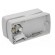 Enclosure: for power supplies | X: 64mm | Y: 129mm | Z: 57mm | ABS | grey фото 2