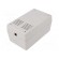 Enclosure: for power supplies | X: 65mm | Y: 132mm | Z: 78mm | ABS | grey image 2