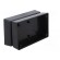 Enclosure: for power supplies | X: 71mm | Y: 120mm | Z: 45mm | ABS | black image 2