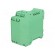 Enclosure: for DIN rail mounting | polyamide | green | terminals: 24 image 1