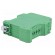 Enclosure: for DIN rail mounting | polyamide | green | terminals: 24 image 6