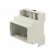 Enclosure: for DIN rail mounting | Y: 71mm | X: 89mm | Z: 65mm | ABS image 1