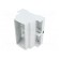 Enclosure: for DIN rail mounting | Y: 89mm | X: 106mm | Z: 65mm | ABS image 1