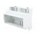 Enclosure: for DIN rail mounting | Y: 89mm | X: 106mm | Z: 65mm | ABS image 2