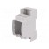 Enclosure: for DIN rail mounting | Y: 90.5mm | X: 36mm | Z: 62mm | grey image 1