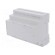 Enclosure: for DIN rail mounting | Y: 90mm | X: 104.8mm | Z: 65mm | ABS image 1