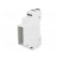 Enclosure: for DIN rail mounting | Y: 90mm | X: 17mm | Z: 65mm | ABS image 1