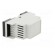 Enclosure: for DIN rail mounting | Y: 90mm | X: 35mm | Z: 58mm | grey image 8