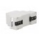 Enclosure: for DIN rail mounting | Y: 90mm | X: 36mm | Z: 67mm | grey image 4