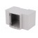 Enclosure: for DIN rail mounting | Y: 90mm | X: 53.5mm | Z: 53mm | ABS image 3
