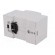 Enclosure: for DIN rail mounting | Y: 90mm | X: 53.5mm | Z: 53mm | ABS image 7
