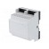 Enclosure: for DIN rail mounting | Y: 90mm | X: 70mm | Z: 58mm | grey image 1