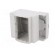 Enclosure: for DIN rail mounting | Y: 90mm | X: 71mm | Z: 62mm | grey image 3