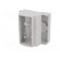 Enclosure: for DIN rail mounting | Y: 90mm | X: 87.8mm | Z: 62mm | grey image 3