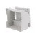 Enclosure: for DIN rail mounting | Y: 90mm | X: 87.8mm | Z: 62mm | grey image 5
