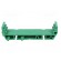 DIN rail mounting bracket | 72x22mm | Body: green фото 5