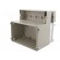 Enclosure: wall mounting | X: 166mm | Y: 161mm | Z: 121mm | ABS | grey image 4