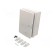 Enclosure: wall mounting | X: 221mm | Y: 311mm | Z: 137mm | ABS | IP65 image 1
