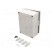 Enclosure: wall mounting | X: 221mm | Y: 311mm | Z: 137mm | ABS | IP65 image 2