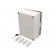 Enclosure: wall mounting | X: 221mm | Y: 311mm | Z: 137mm | ABS | IP65 image 4