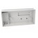 Enclosure: wall mounting | X: 81mm | Y: 170mm | Z: 32mm | ABS | grey image 8