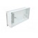 Enclosure: wall mounting | X: 81mm | Y: 170mm | Z: 32mm | ABS | grey image 3