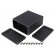 Enclosure: shielding | X: 104mm | Y: 120mm | Z: 55mm | aluminium | black image 1