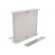 Enclosure: with panel | 1598 | X: 154mm | Y: 36mm | Z: 179mm | ABS | grey image 6