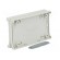 Enclosure: with panel | X: 50mm | Y: 90mm | Z: 16mm | ABS | light grey image 6
