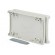 Enclosure: with panel | X: 50mm | Y: 90mm | Z: 16mm | ABS | light grey paveikslėlis 8