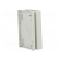 Enclosure: with panel | X: 50mm | Y: 90mm | Z: 24mm | ABS | light grey image 6