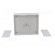 Enclosure: with panel | X: 90mm | Y: 109mm | Z: 40mm | polystyrene | grey image 7