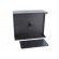 Enclosure: with panel | X: 90mm | Y: 109mm | Z: 49mm | polystyrene | black image 7